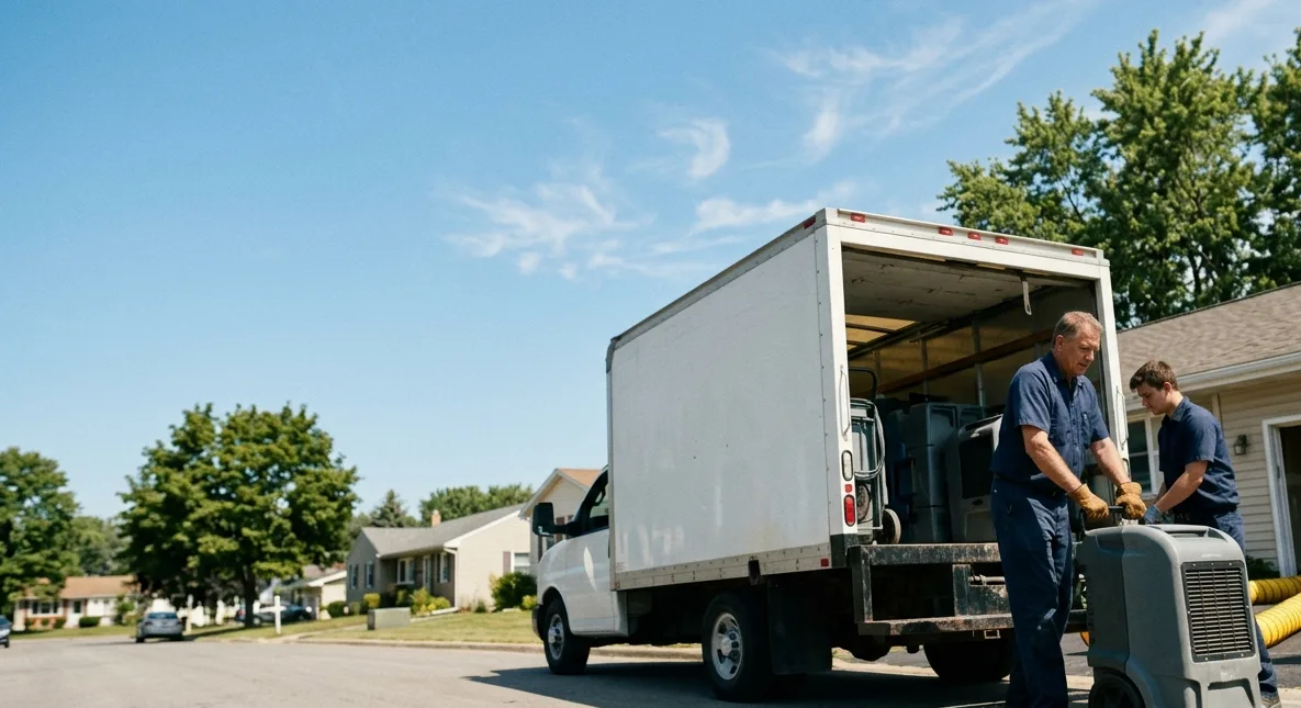 Water Damage Cleanup in Liberty, IL near me
